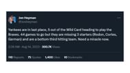 Screenshot of Twitter post by Jon Heyman